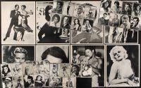 2h136 LOT OF 38 11X14 PERSONALITY REPRO STILLS '80s great portraits of many top stars!