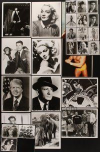 2h138 LOT OF 27 BLACK & WHITE AND COLOR REPROS OF CLASSIC STARS '80s-90s Cagney, Chaplin & more!