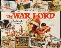 2h196 LOT OF 35 UNFOLDED AND FORMERLY FOLDED HALF-SHEETS '55 - '76 War Lord, Gidget Goes to Rome!
