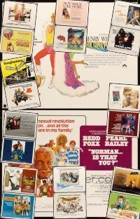 2h201 LOT OF 20 UNFOLDED HALF-SHEETS '75 - '83 great images from a variety of different movies!