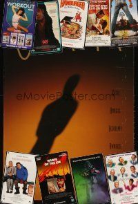2h216 LOT OF 23 UNFOLDED MOSTLY VIDEO POSTERS '80 - '00 64th Academy Awards & much more!