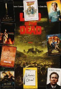 2h231 LOT OF 38 UNFOLDED DOUBLE-SIDED ONE-SHEETS '03 - '07 Land of the Dead, Idiocracy & more!