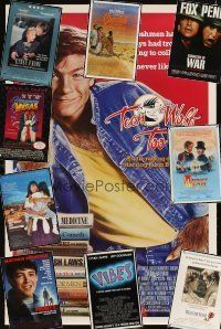 2h236 LOT OF 35 UNFOLDED ONE-SHEETS '85 - '93 Teen Wolf Too, Without a Clue, Honeymoon in Vegas