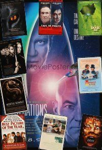 2h238 LOT OF 34 UNFOLDED ONE-SHEETS '85 - '04 Star Trek Generations, Thirteen Ghosts & more!