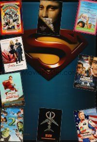 2h240 LOT OF 34 UNFOLDED DOUBLE-SIDED ONE-SHEETS '93-06 Superman Returns, Talladega Nights +more!