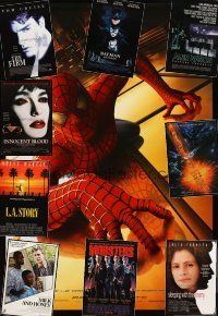 2h254 LOT OF 22 UNFOLDED DOUBLE-SIDED ONE-SHEETS '88 - '01 Spider-Man, Innocent Blood & more!