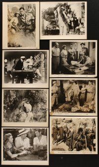 2h123 LOT OF 8 JUNGLE JIM STILLS '50s great images of Johnny Weissmuller!