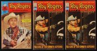 2h074 LOT OF 3 ROY ROGERS COMIC BOOKS '90s great images of the King of Cowboys!