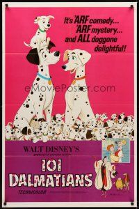 2j631 ONE HUNDRED & ONE DALMATIANS 1sh R69 most classic Walt Disney canine family cartoon!