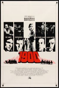 2j006 1900 int'l 1sh '77 directed by Bernardo Bertolucci, Robert De Niro, different images!