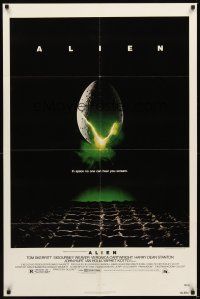 2j031 ALIEN 1sh '79 Ridley Scott outer space sci-fi classic, cool hatching egg image!