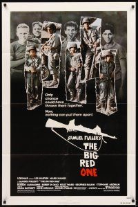 2j113 BIG RED ONE 1sh '80 directed by Samuel Fuller, Lee Marvin, Mark Hamill in WWII!