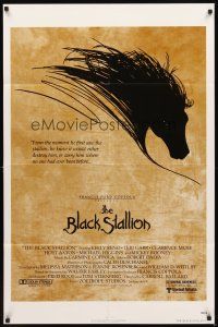2j123 BLACK STALLION 1sh '79 Kelly Reno, Teri Garr, Carroll Ballard, great horse artwork!