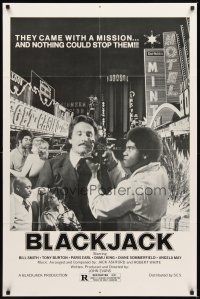 2j126 BLACKJACK 1sh '78 blaxploitation, William Smith & Tony Burton!