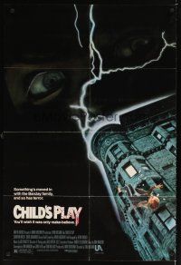 2j205 CHILD'S PLAY 1sh '88 when Freddy has nightmares he dreams of Chucky!