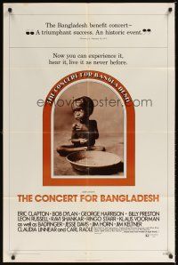 2j228 CONCERT FOR BANGLADESH int'l 1sh '72 rock & roll benefit show, image of starving child!