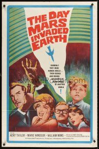 2j264 DAY MARS INVADED EARTH 1sh '63 their bodies & brains were destroyed by alien super-minds!