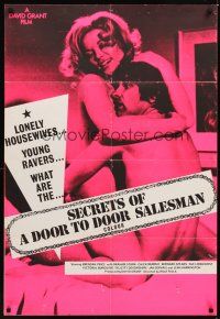 2j745 SECRETS OF A DOOR-TO-DOOR SALESMAN English 1sh '73 Wolf Rilla, Brendan Price, Naughty Wives!