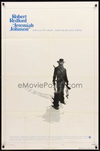 2j473 JEREMIAH JOHNSON style C int'l 1sh '72 image of Robert Redford, directed by Sydney Pollack!