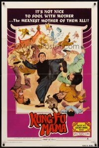 2j491 KUNG-FU MAMA 1sh '74 Shan dong lao niang, Wang Yu in wacky martial arts action!