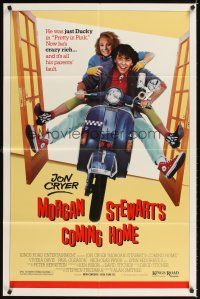 2j577 MORGAN STEWART'S COMING HOME 1sh '87 Jon Cryer, Alan Smithee directed!