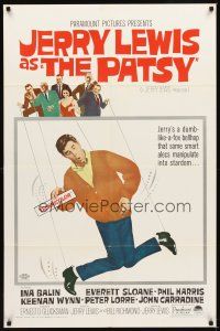 2j650 PATSY 1sh R67 wacky star & director Jerry Lewis hanging from strings like a puppet!