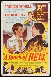 2j752 SERIOUS CHARGE 1sh '60 Terence Young, Anthony Quayle, church molestation drama!