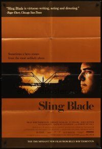 2j776 SLING BLADE 1sh '96 great image of star & director Billy Bob Thornton!