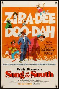 2j793 SONG OF THE SOUTH 1sh R72 Walt Disney, Uncle Remus, Br'er Rabbit & Br'er Bear!