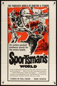 2j800 SPORTSMAN'S WORLD 1sh '69 William Bryant, fabulous world of hunting & fishing!