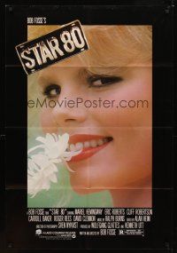 2j806 STAR 80 1sh '83 super close up of sexy Mariel Hemingway as Dorothy Stratten, Bob Fosse!