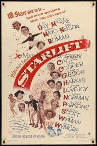 2j815 STARLIFT 1sh '51 Gary Cooper, James Cagney, Doris Day, Virginia Mayo & all-star cast!
