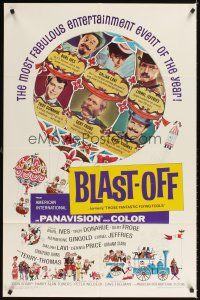 2j878 THOSE FANTASTIC FLYING FOOLS 1sh '67 Troy Donahue in Blast-Off on a Rocket to the Moon!