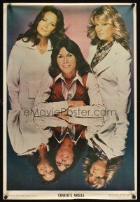 2k613 CHARLIE'S ANGELS commercial poster '76 Jaclyn Smith, sexy Cheryl Ladd, Kate Jackson!