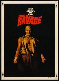 2k619 DOC SAVAGE commercial poster '67 great artwork image of the man of bronze!