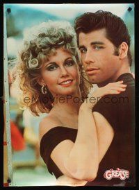 2k629 GREASE commercial poster '78 close up of John Travolta & Olivia Newton-John!