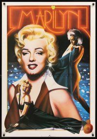 2k593 MARILYN MONROE Italian commercial poster '93 Montecroci art of sexy starlet!