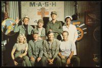 2k572 MASH TV Dutch commercial poster '81 Alan Alda, Mike Farrell, Harry Morgan, Loretta Swit!