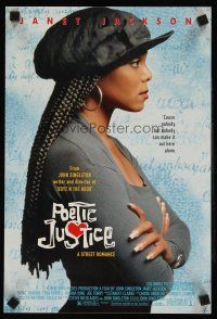 2k183 POETIC JUSTICE mini poster '93 Tupac Shakur, Regina King, cool profile of Janet Jackson!