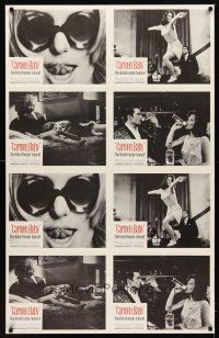 2k095 CARMEN, BABY uncut lobby card poster '68 Radley Metzger, Uta Levka, sexy Barbara Valentine!