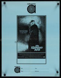 2k152 ELEPHANT MAN college poster '80 John Hurt is not an animal, David Lynch, Anthony Hopkins!