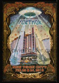 2k309 FURTHER NEW YORK CITY signed & numbered 13x19 music poster '10 by artist Mike DuBois!