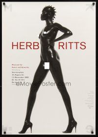 2k277 HERB RITTS 24x33 German art exhibition '00 sexy full-length nude image!