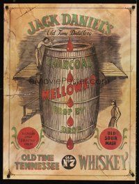 2k220 JACK DANIEL'S OLD TIME DISTILLERY 24x32 advertising poster '80s old no.7 whiskey!