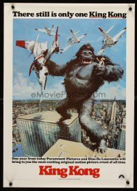 2k165 KING KONG special 17x24 '76 John Berkey art of BIG Ape on the Twin Towers!