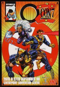 2k380 OZCON 7 Australian comic convention '98 cool Chris Wahl artwork of X-Men action heroes!