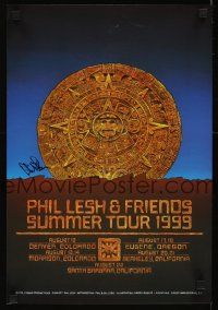 2k322 PHIL LESH & FRIENDS SUMMER TOUR 1999 signed 13x19 music poster '99 by Phil Lesh!