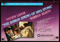 2k190 ROMAN SPRING OF MRS. STONE video special 11x16 R85 close ups of Warren Beatty & Vivien Leigh!