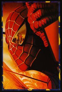 2k647 SPIDER-MAN bootleg commercial poster '02 wild image of WTC attacks!