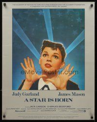 2k196 STAR IS BORN special 22x28 R83 great close up Amsel art of Judy Garland, classic!